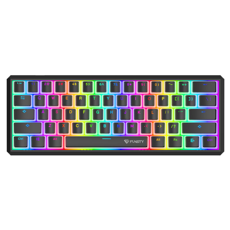 PBT Jelly Keycaps Compact GASKET 60 Gaming Mechanical Keyboard