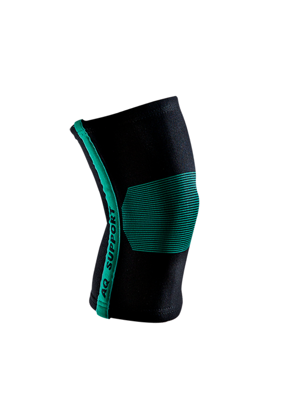 K12513 两侧支撑针织护膝（黑绿）
