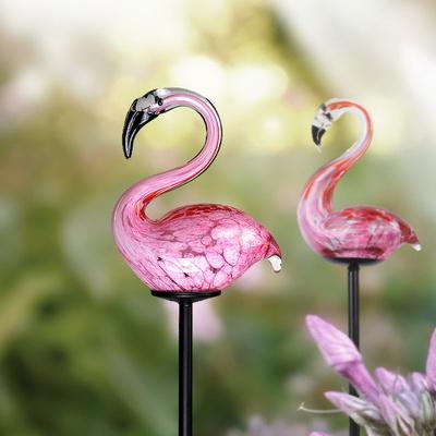 Flamingos Solar Gartenpfahl