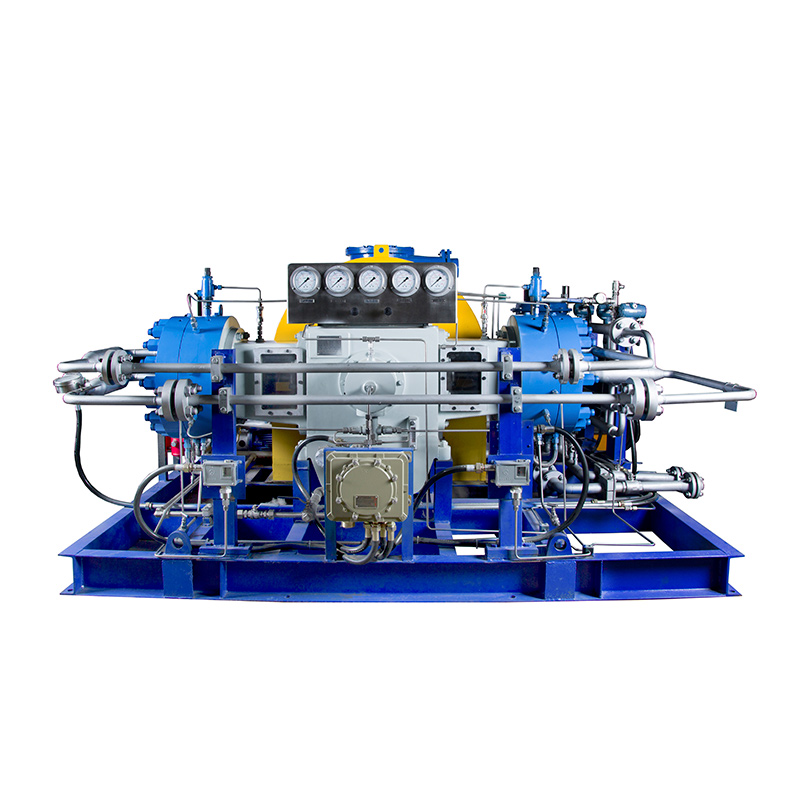High Pressure High Flow Gas Compressor Inlet 6Bar Discharge 220Bar 350Nm3/h Stable Performance N2 Nitrogen Diaphragm Compressor