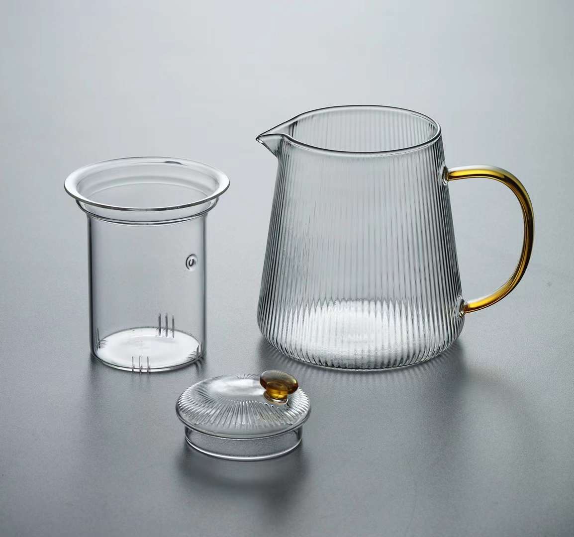 Y010玻璃壶三件杯