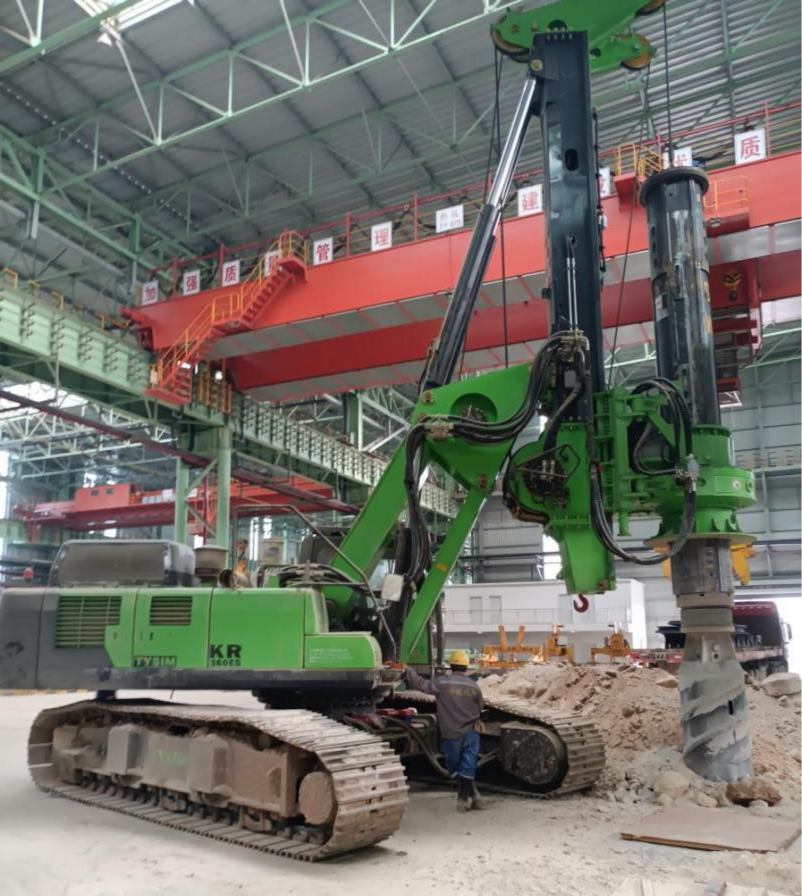 Tysim Low Head-room KR300ES participated in the reconstruction project of TaiHang Steel Plant