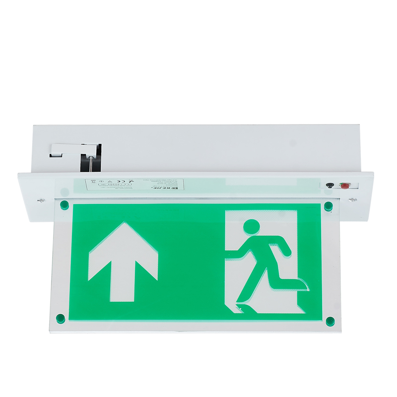 rechargeable emergency recessed exit sign light KEX91M