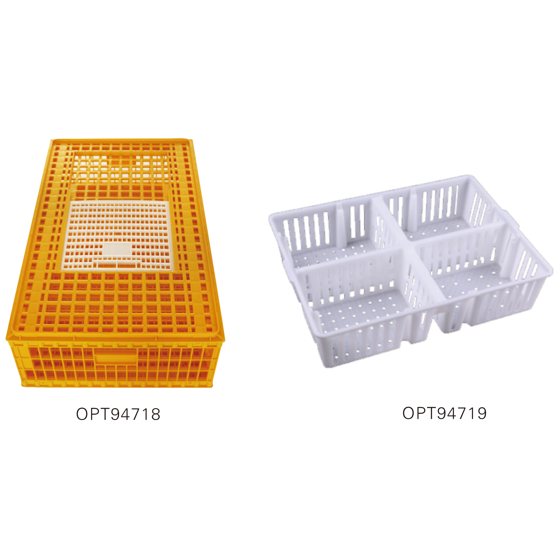 OPT94718-OPT94719 Poultry Transport Cages