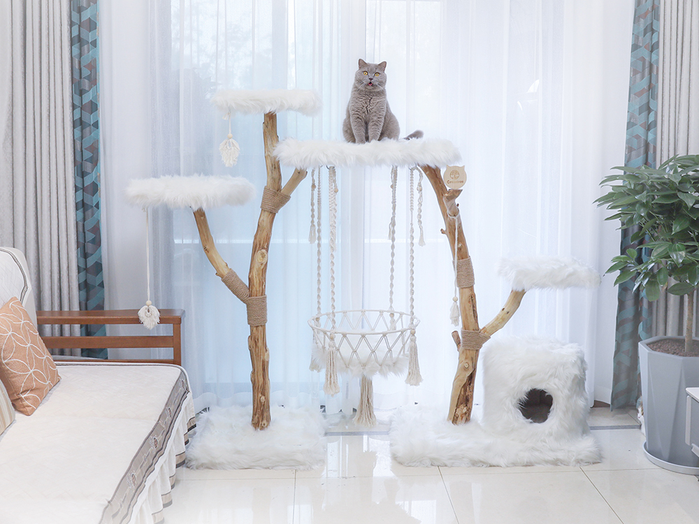 Natural high-end series cat scratching tree  MK210209