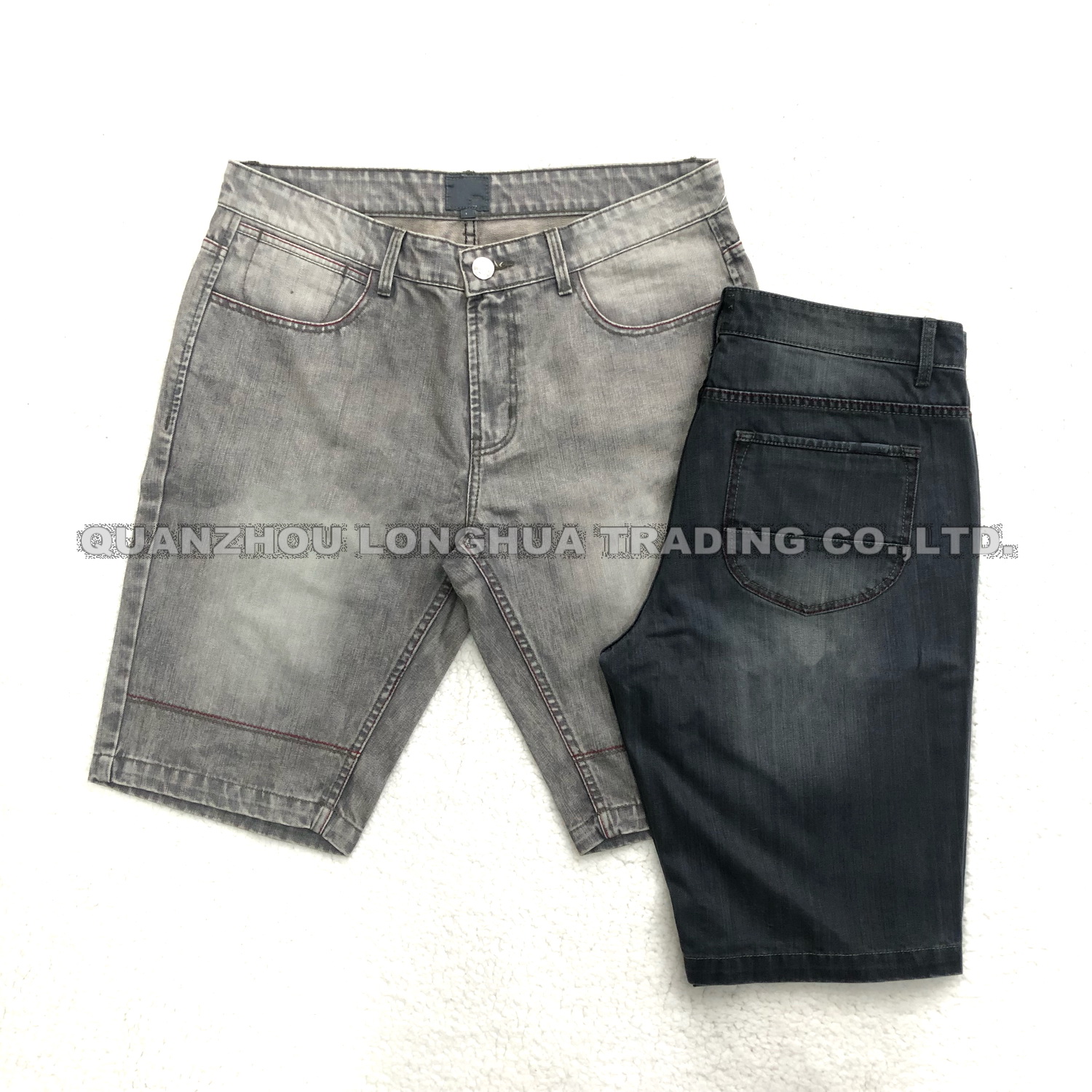 Men and Boys Denim Shorts Jeans Apparel Trousers Kids Wear New Fashion Cotton Indigo Black