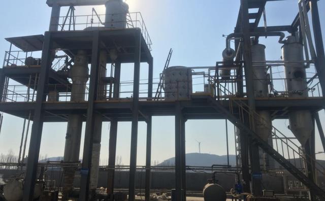 河北滄州化工廠MVR蒸發結晶項目現場