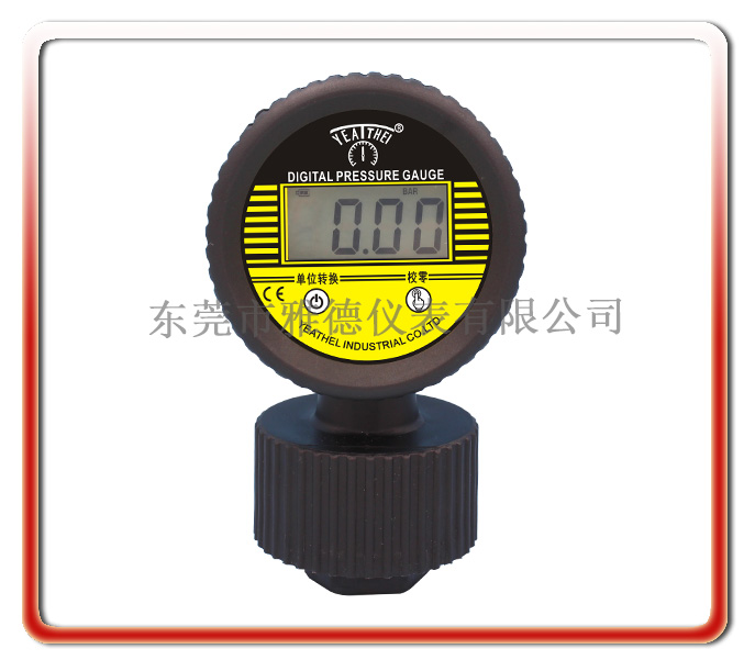 LCD PP隔膜数显压力表（电池供电）