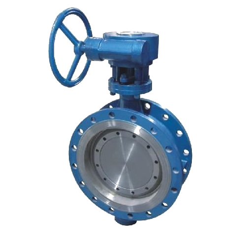 Double flange butterfly valve
