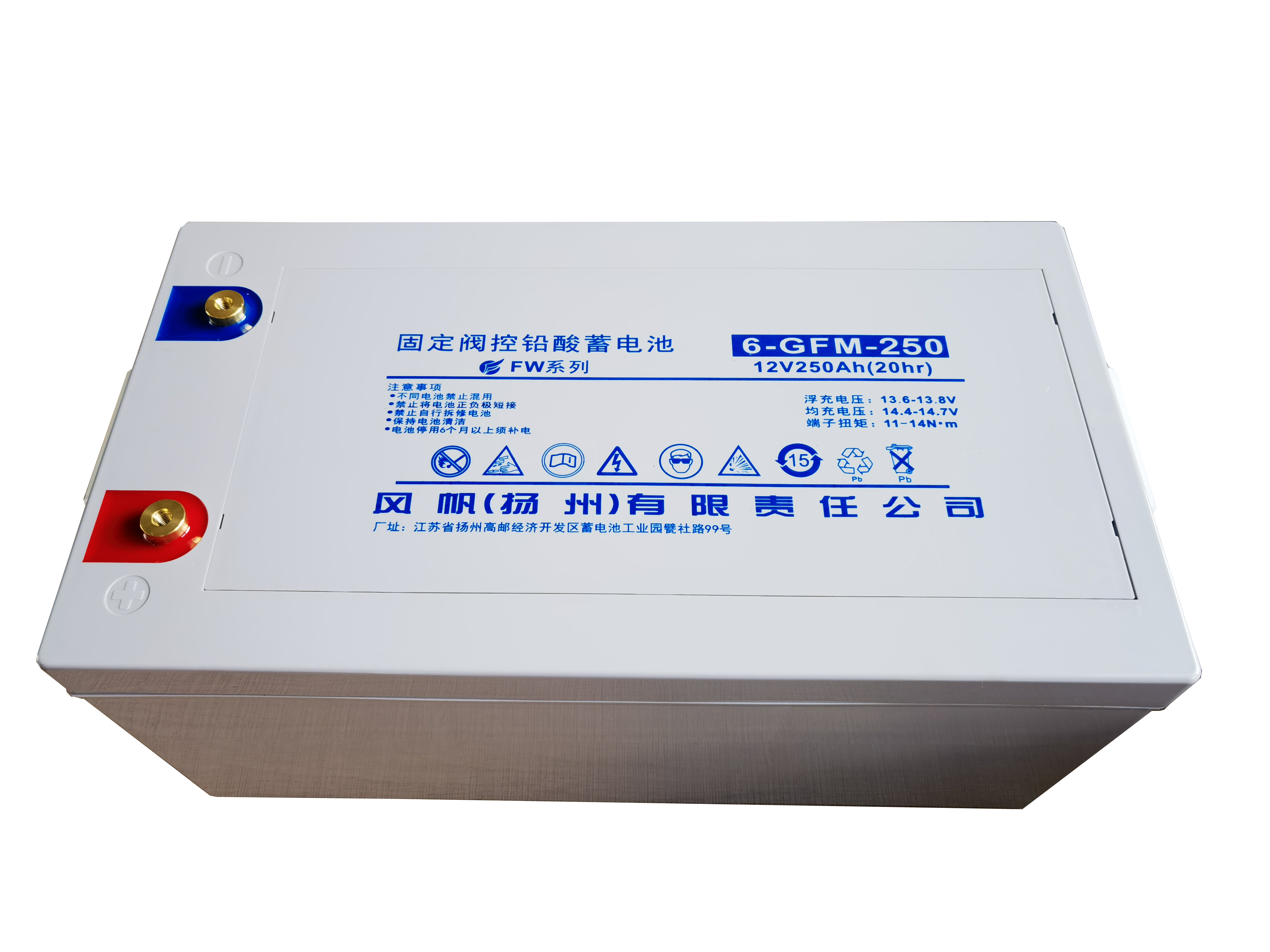 固定閥控鉛酸蓄電池6-GFM-250（20hr）