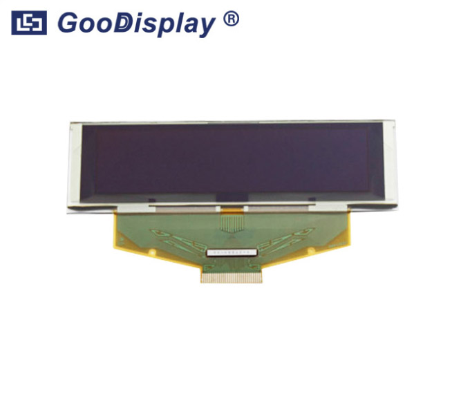 2.8寸OLED显示屏,黑底蓝字OLED显示屏,GDO0280B