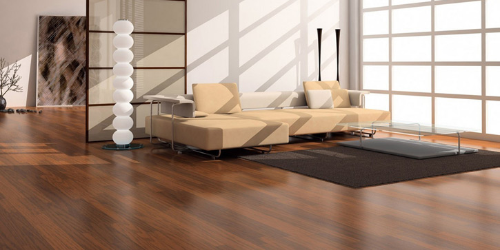 What are the characteristics of solid wood flooring