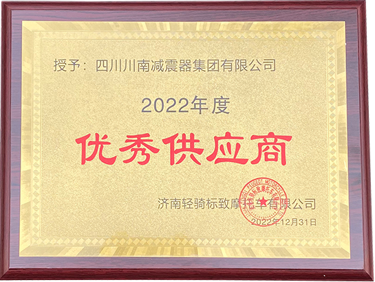 Qingqi Peugeot Excellent Supplier in 2022
