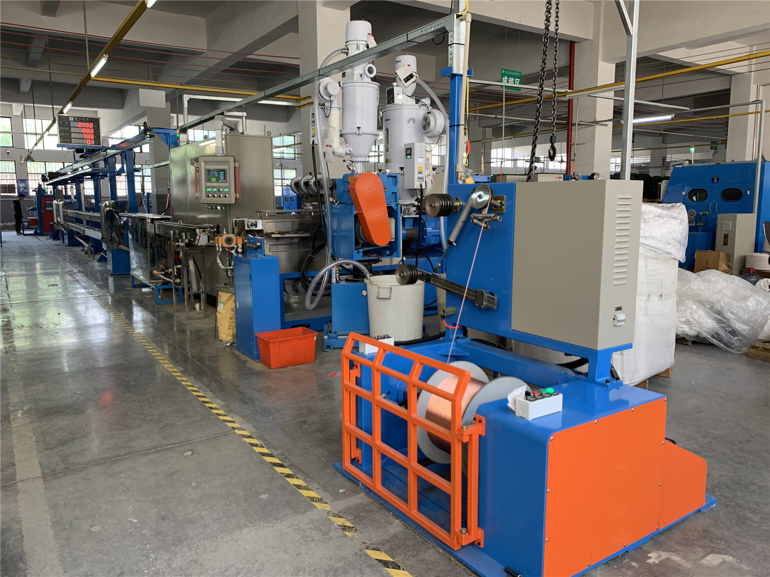 Electrical Wire Power Wire Extruder Line