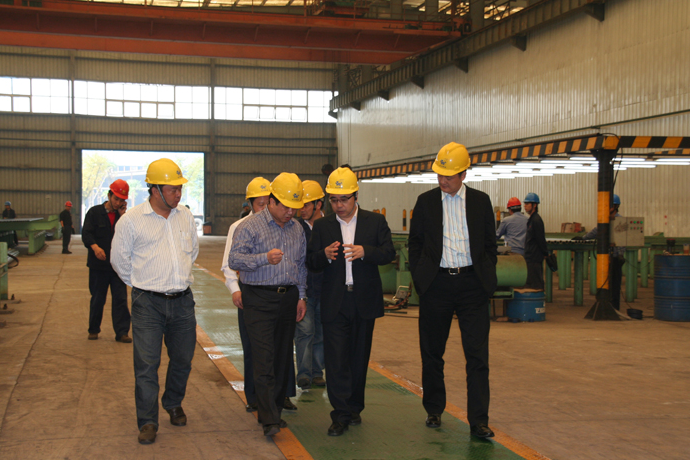 Leaders of Harbin Electric Group visited the factory
