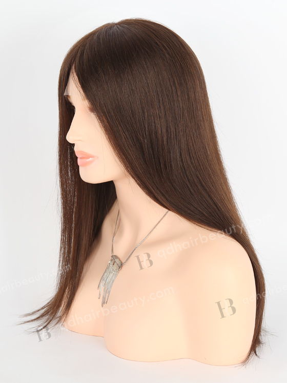 In Stock European Virgin Hair 16" Straight 2a# Color Gripper Wig GRP-08013