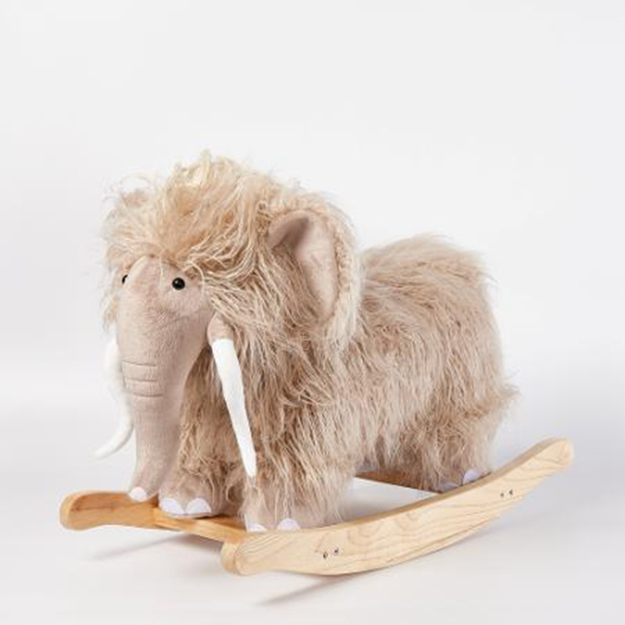 Woolly Mammoth Plush Nursery Rocker