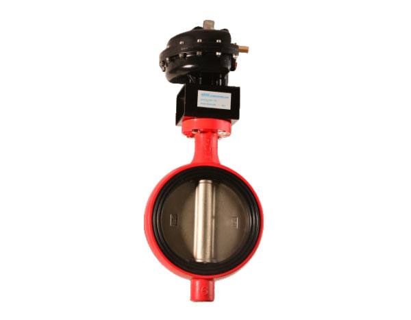Automatic butterfly valve DN250