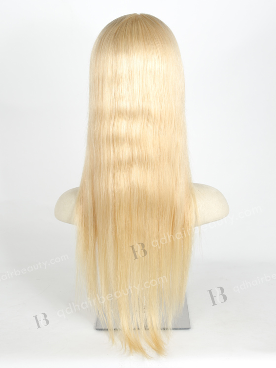 In Stock Indian Remy Hair 20" Straight 613# Color 5"×5" HD Lace Closure Wig CW-01032