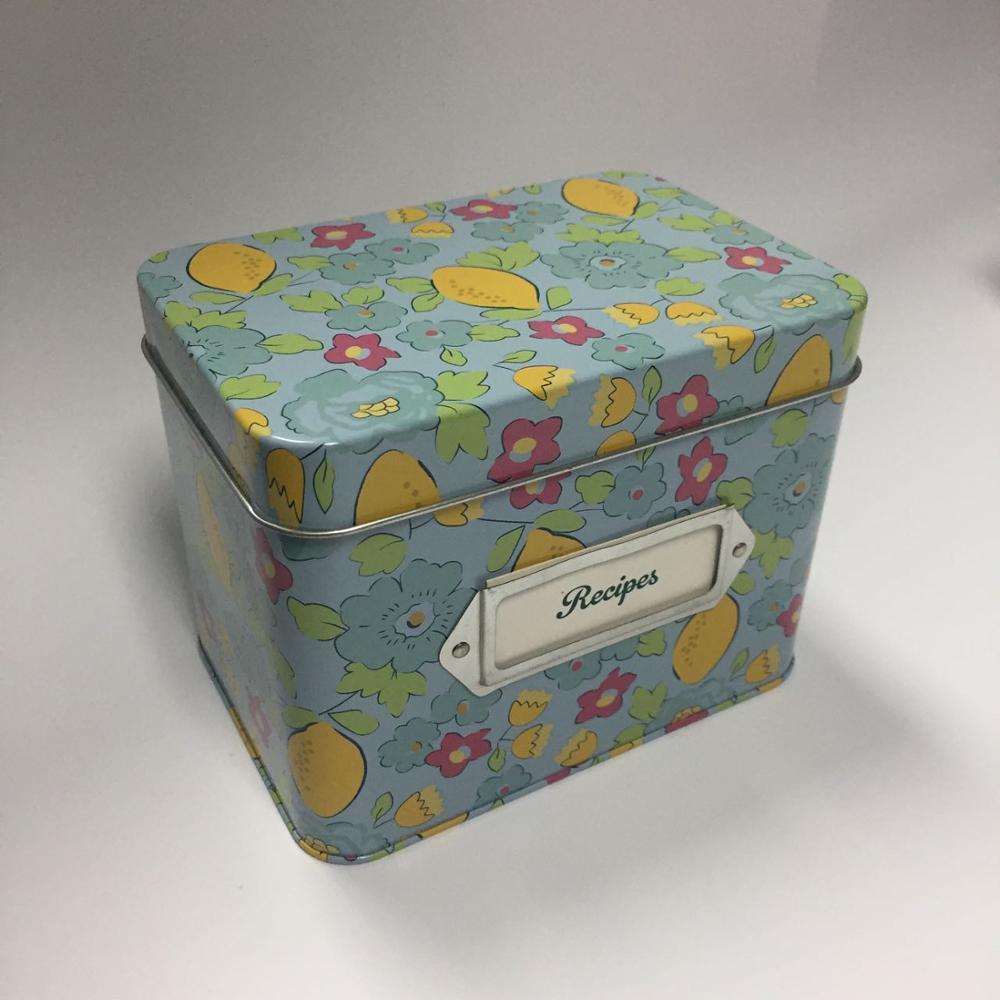 ML-2375  Recipe storage tin box