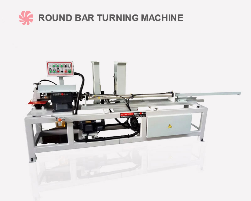 Round bar turning machine