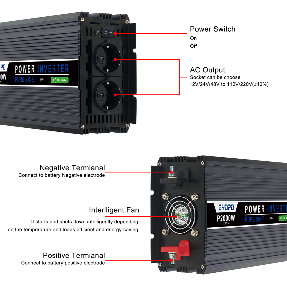 Choosing the Right 2000W Car Power Inverter for Your Vehicle