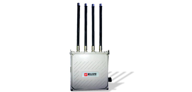 Four-channel positioning base station