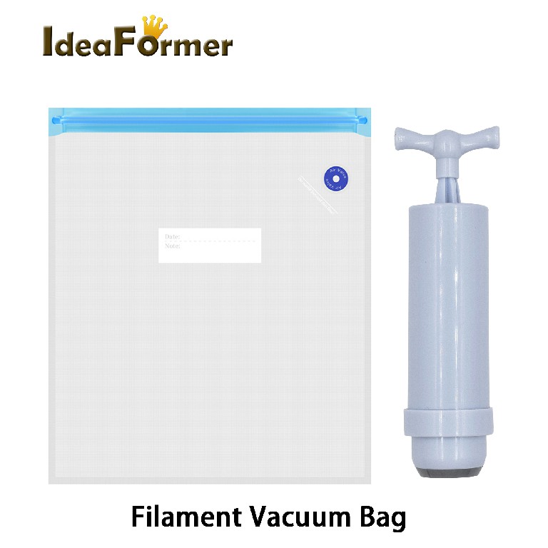 vacuum bag sealed bag with a pump for saving 1kg  filament of 3d printing
