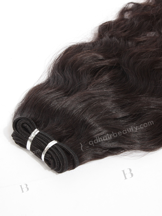 In Stock Indian Virgin Hair 22" Natural Wave Natural Color Machine Weft SM-038