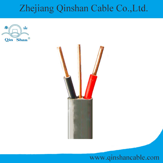 2+E Solid Copper Conductor PVC Insulated and Sheathed Flat Electric Cable