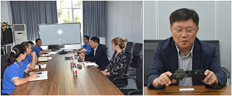 Dr. Shen Xianwu, Deputy General Manager of Jianghuai Passenger Vehicles, visited the company