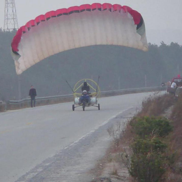 110kV 滑翔伞放线