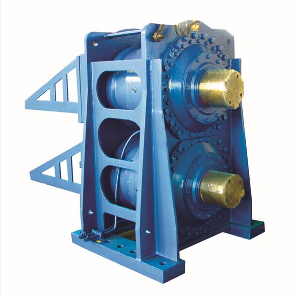 Metallurgical casting and rolling double planetary reducer