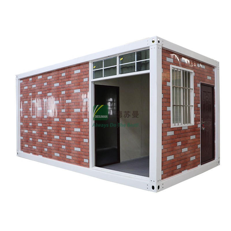 Red brick pattern fast-fixing container house