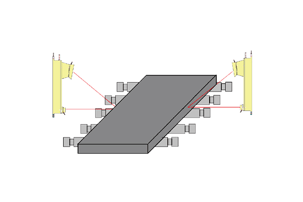 Billet strip width measurement system