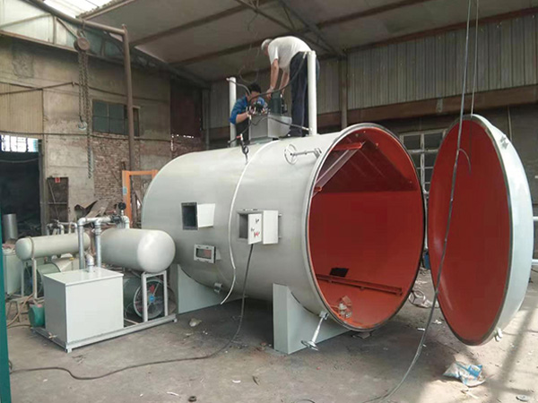 Wood high frequency vacuum dryer