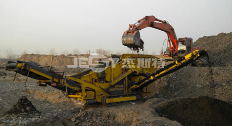 在北京用于陈腐垃圾填埋场的筛分处理
