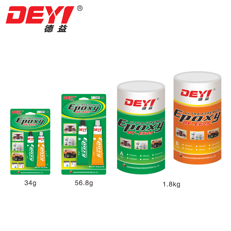 DY-E609 ULTRA STRENGTH EPOXY ADHESIVE (CARDS)