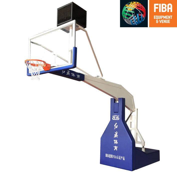 HQ-F10000 Electric hydraulic basketball stand with FIBA certificate