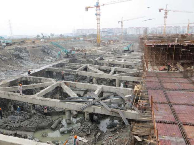 台州路桥生活资料市场基坑围护工程