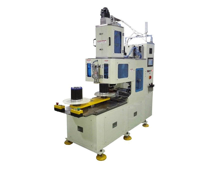 Single-head double-station vertical winding machine (5-axis)