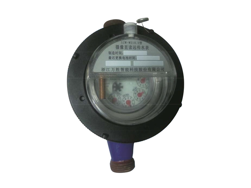 Wireless camera cold water meter