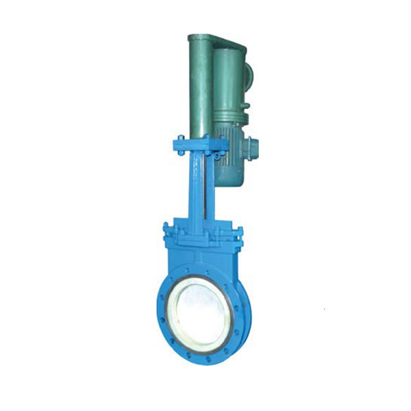 Electro hydraulic ceramic knife gate valve