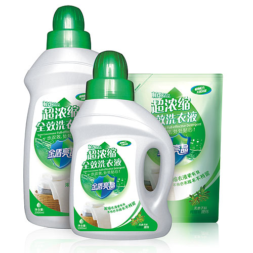 Golden Shield Bright Crystal Super concentrated laundry liquid (full effect) 500ml, 1L, 2L