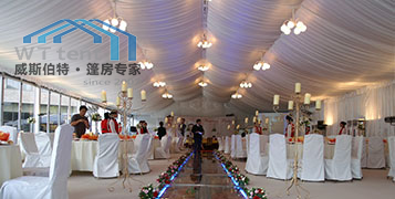 How to chose a wedding tent for 100 guests?