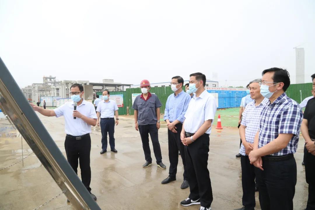 宜昌市委副书记、市长张家胜莅临公司转型升级项目现场实地调研