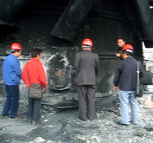 High temperature furnace blasting of Anda Yellow Phosphorus Plant in Kaiyang County