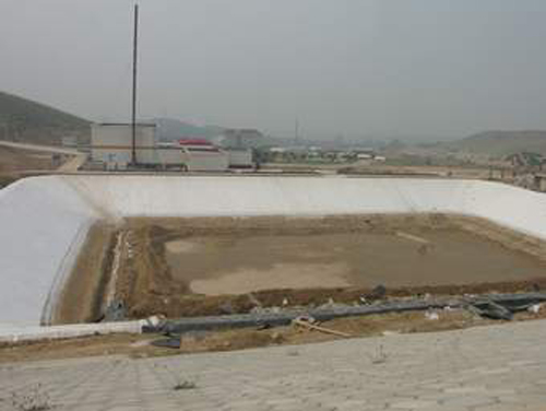 The waterproof and impervious project of the life garbage disposal site of Hefei City