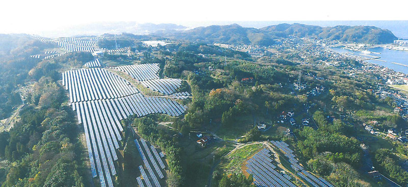 日本滨田太阳能发电站项目