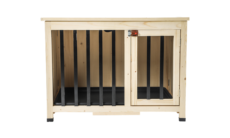Wooden foldable dog cage pet house